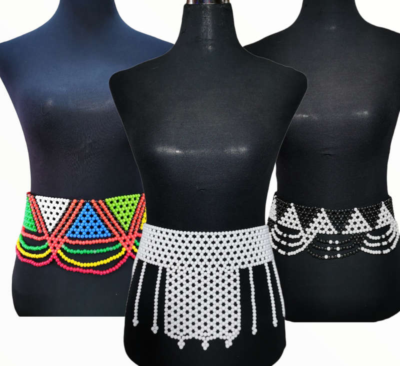 Beaded belts - Big beads ladies