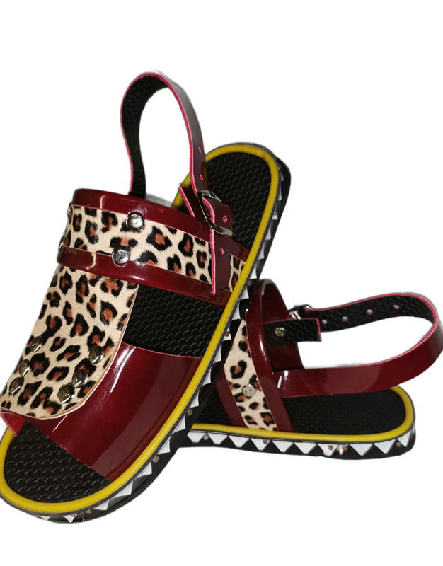 Royal Imbadada Leopard sandals