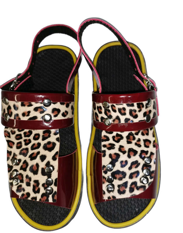 Royal Imbadada Leopard sandals