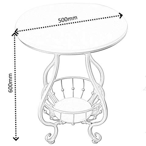Catalina Marbell Side Table