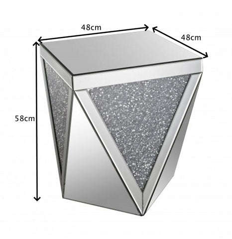 De Lorenzo Diamant Prism Side Coffee Table