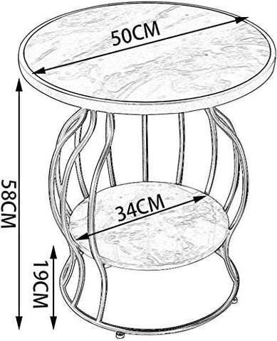 Tiffany's Accent Side Table