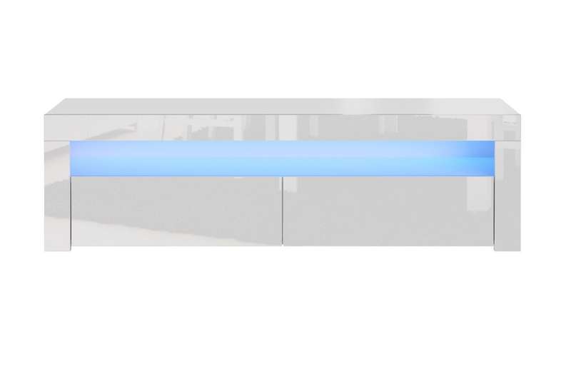 Alejandro Modern Contemporary LED TV Stand for TV's up to 70" - White