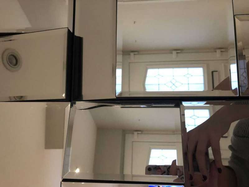 Karl-Hayden Multi Faceted Accent Mirror-Large