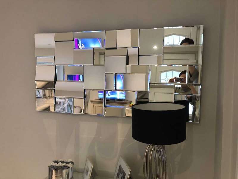 Karl-Hayden Multi Faceted Accent Mirror-Large