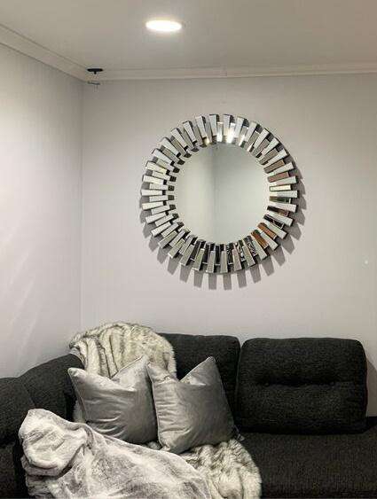 Lola's Sunburst Round Accent Mirror