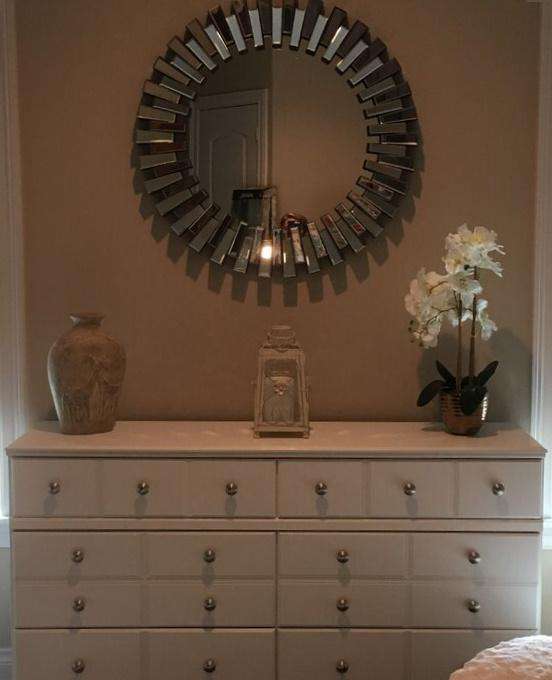Lola's Sunburst Round Accent Mirror