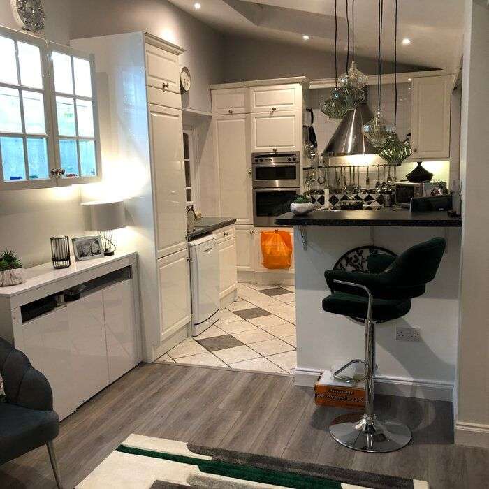 Alejandro LED 3 Door Sideboard