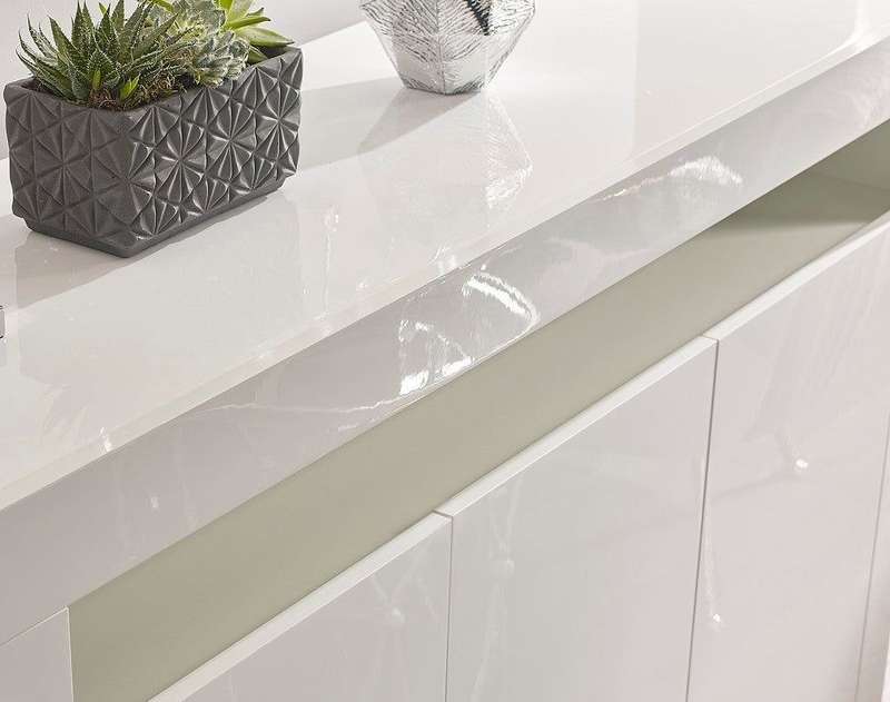 Alejandro LED 3 Door Sideboard