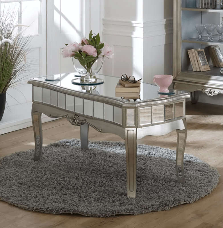 Victorian Mirrored Coffee Table