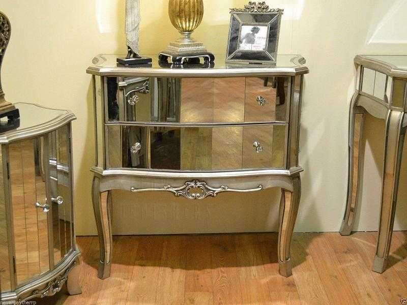 Victorian Two Drawer Mirrored Chest of Drawers