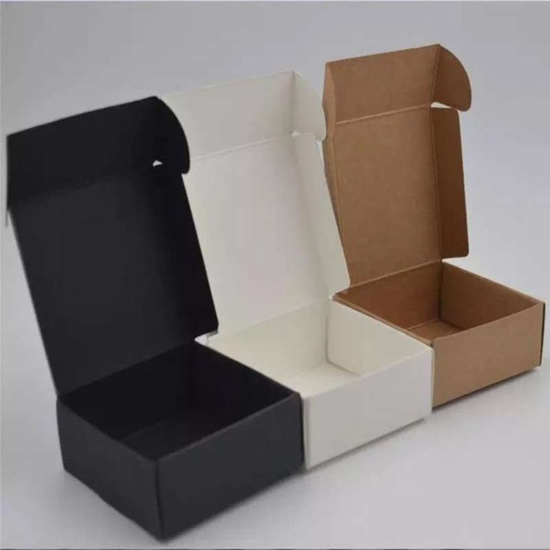 Kraft Flat Top Gift Box : 80mm (10pieces)