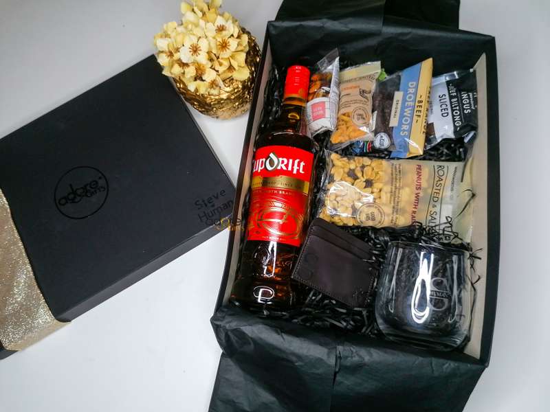 Personalised Brandy Gift Set : Klipdrift Brandy