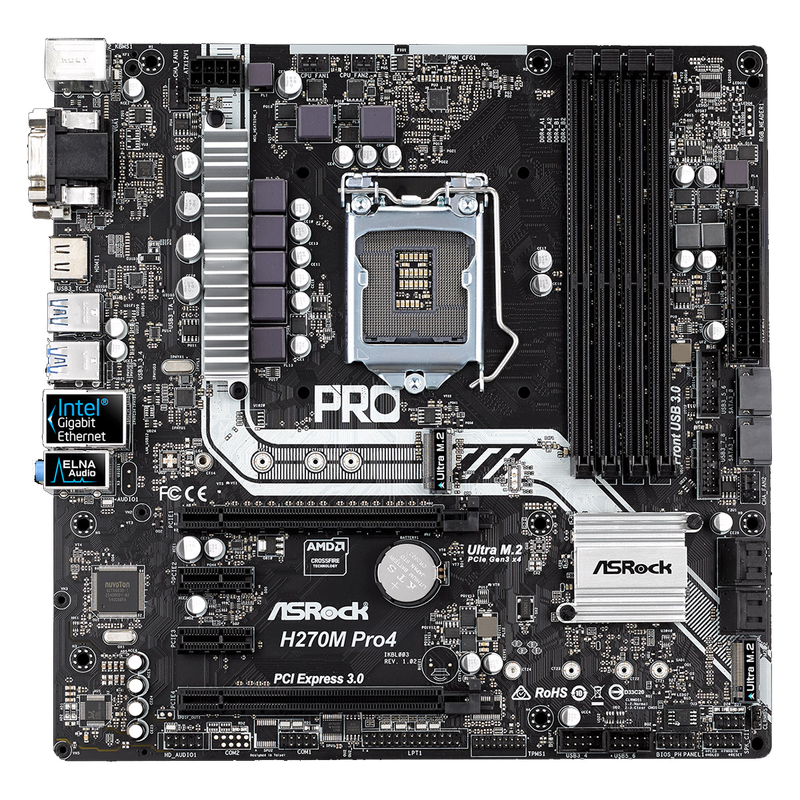 ASROCK INTEL H270M PRO4