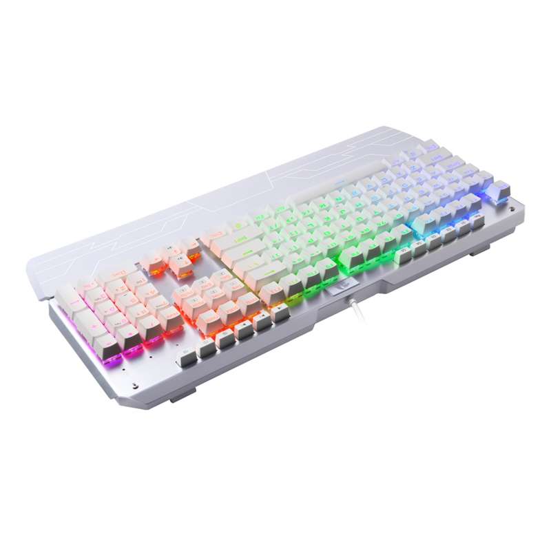 Redragon INDRAH WHITE RGB MECHANICAL Gaming Keyboard
