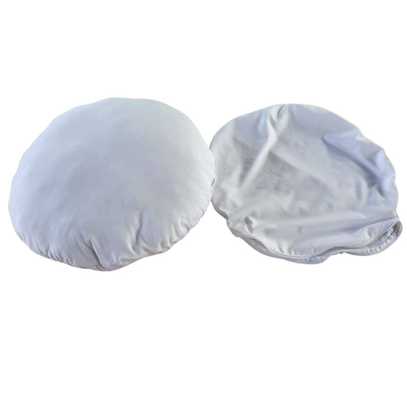 Round Scatter Cushion with Removable Cover
