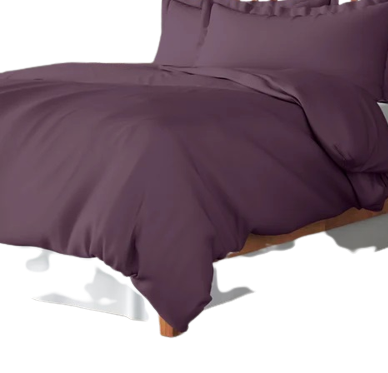 Poly Cotton Duvet Cover-Purple