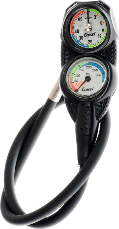 Cressi Console 2 Depth+Pressure Gauge M/Bar