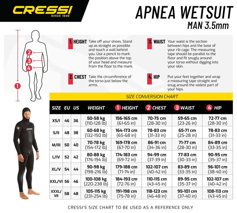 Apnea Wetsuit Man 5mm