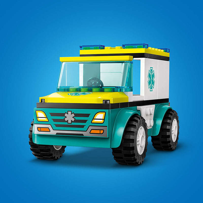 LEGO® 60403 City Great Vehicles - Emergency Ambulance And Snowboarder