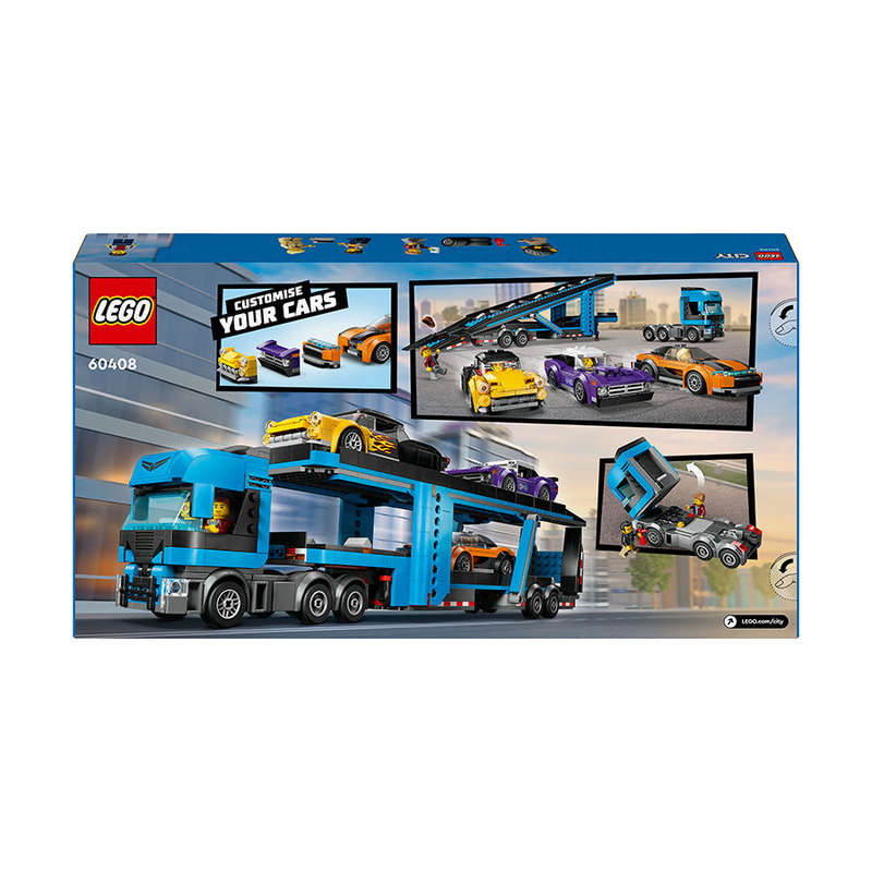 LEGO® 60408 - City Big Vehicles Car Transporter Truck With Sports Cars