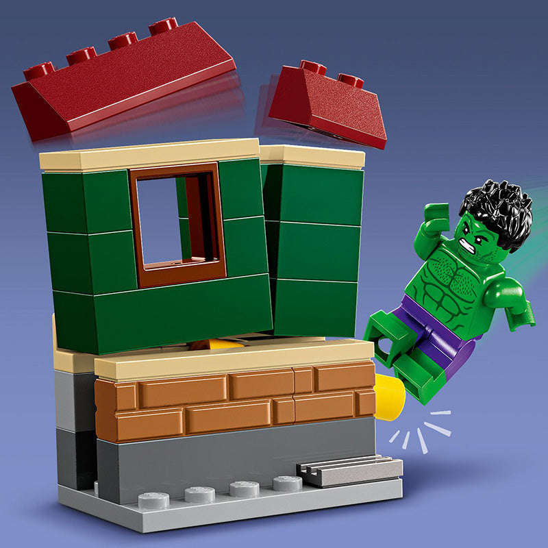 LEGO® 76287 - Super Heroes Marvel Iron Man With Bike And The Hulk