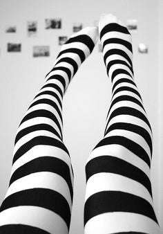 Twicker White bumble bee Tights
