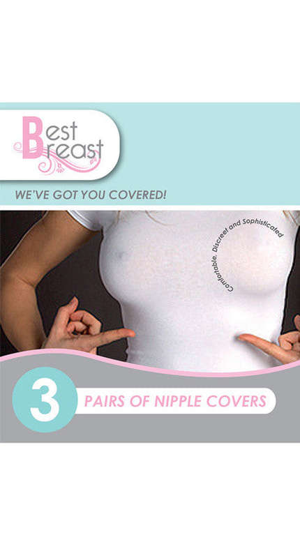 Best Breast Silk Nipple Covers (3 Pairs)