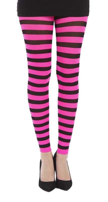 Twicker Pink bumble bee Footless Tights