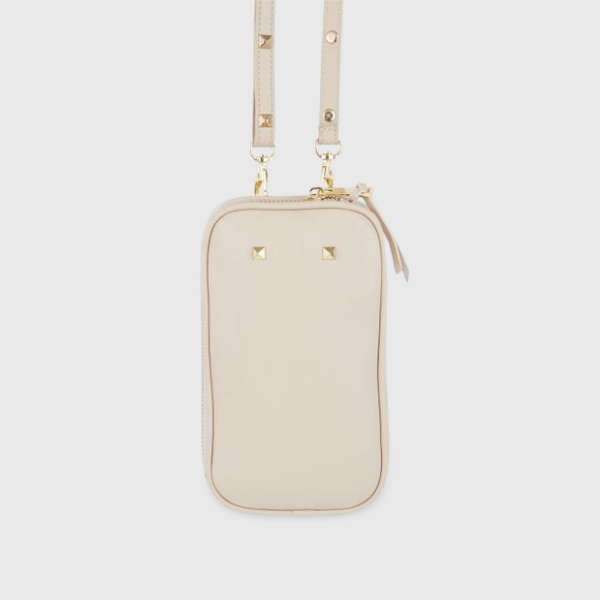 The Classic Pouch and Luna Strap in Taupe