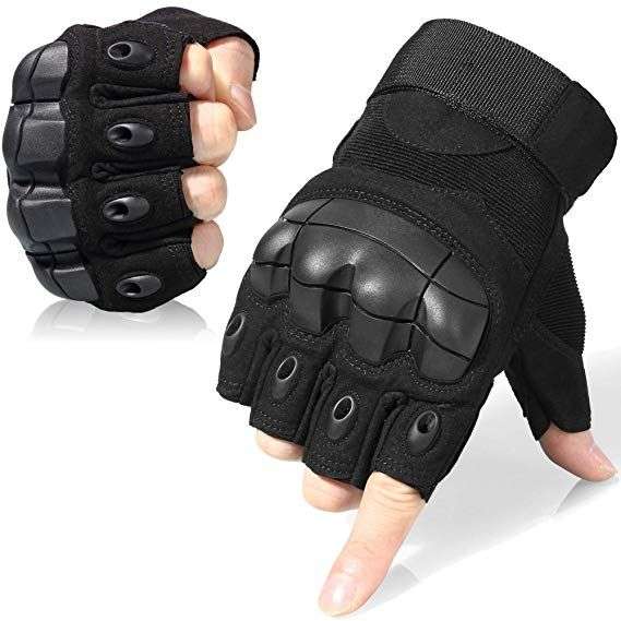 # 1 - Half Finger With hardened Knuckle Unisex - Glove