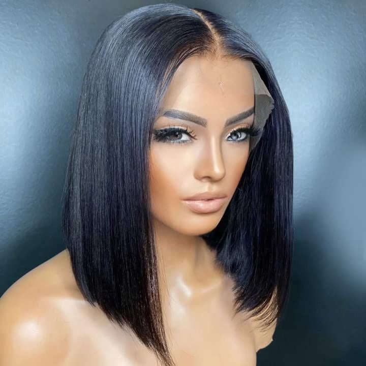 Lace Full Frontal 12 inch Bob Wig - Non customzied