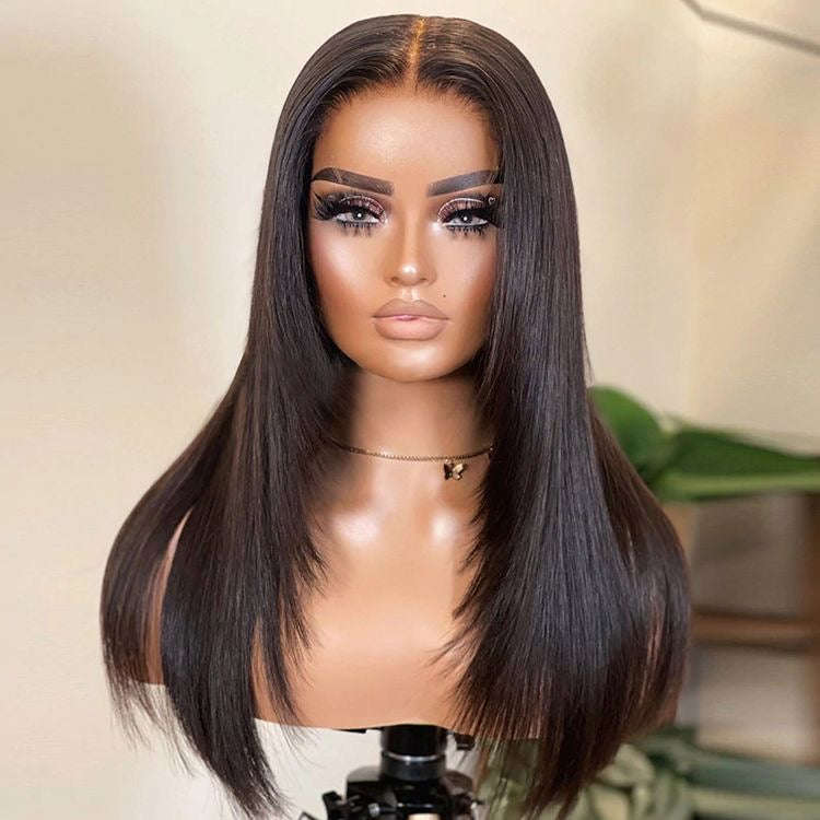 Peruvian Lace Frontal Straight Wig - 20 inch / Customzied