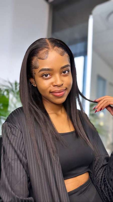 Peruvian Lace Frontal Straight Wig - 20 inch / Customzied