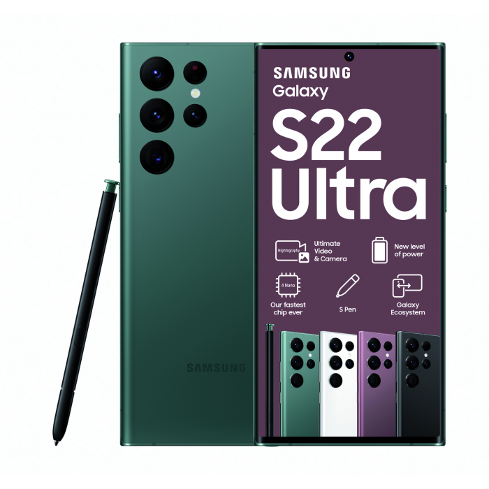 Brand New Samsung Galaxy S22 Ultra - Green