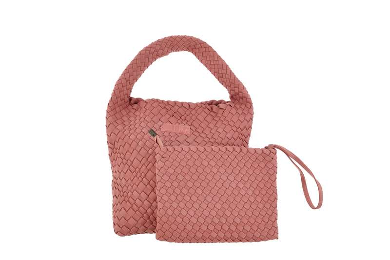 Midi Stylin' Woven Bag + Wristlet Set