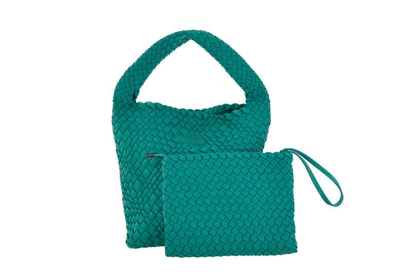 Midi Stylin' Woven Bag + Wristlet Set