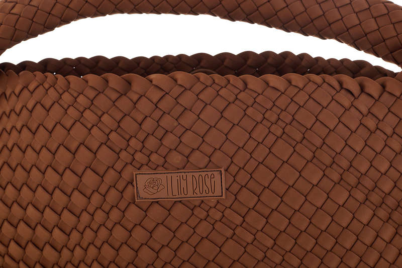 Maxi Stylin' Woven Handbag and Wristlet Set