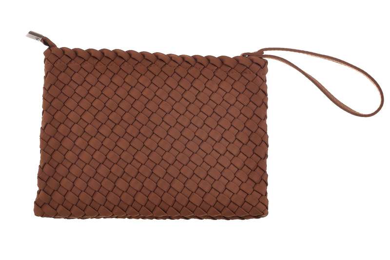 Maxi Stylin' Woven Handbag and Wristlet Set