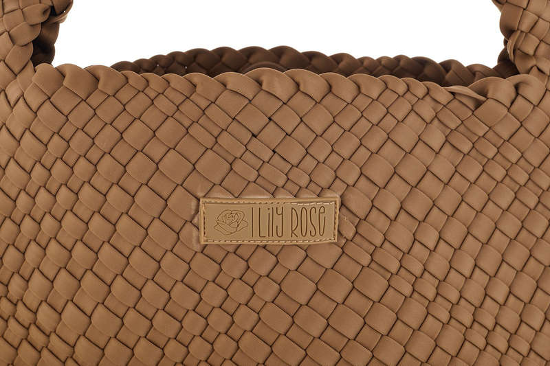 Maxi Stylin' Woven Handbag + Wristlet Set