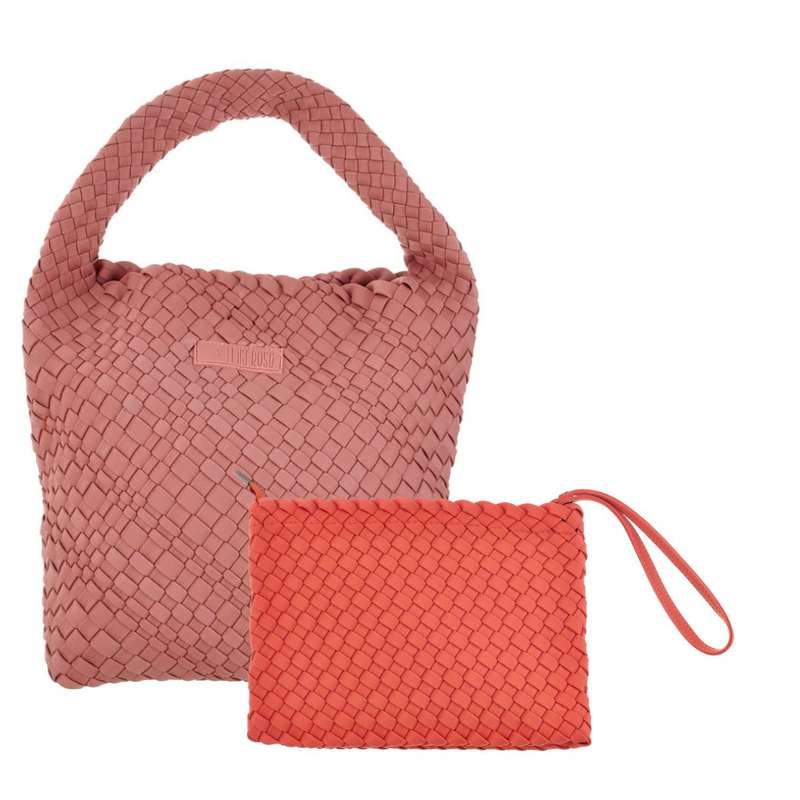 Midi Stylin' Woven Bag + Wristlet Set