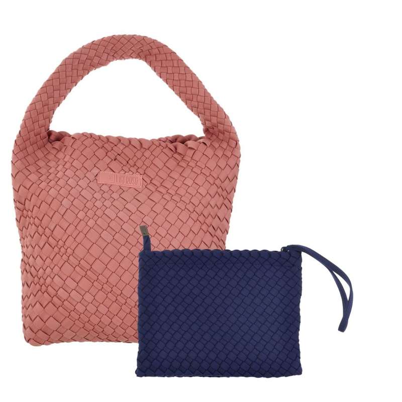 Midi Stylin' Woven Bag + Wristlet Set