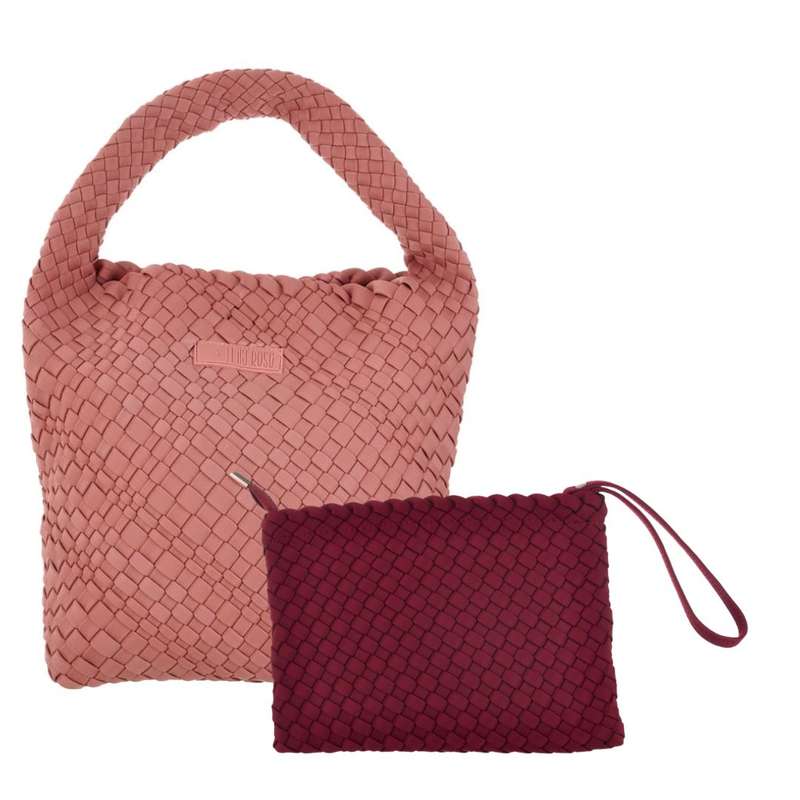 Midi Stylin' Woven Bag + Wristlet Set