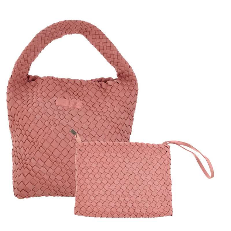 Midi Stylin' Woven Bag + Wristlet Set