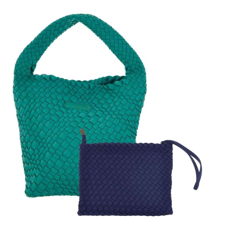 Midi Stylin' Woven Bag + Wristlet Set