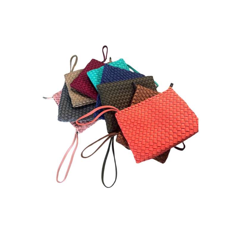 Stylin' Woven Wristlet Bag