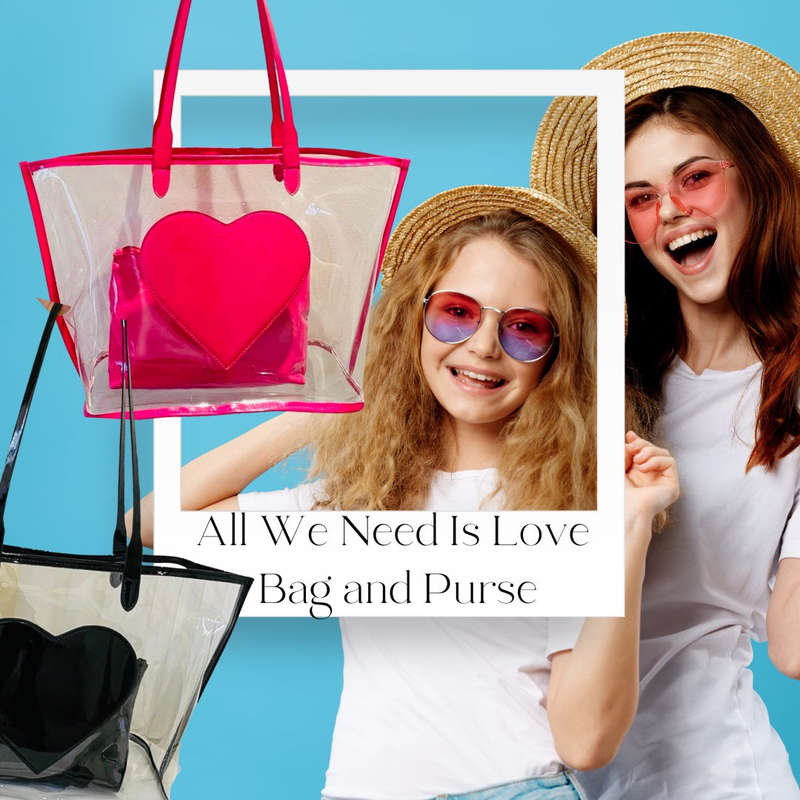 All We Need is Love Shopper Bag and Purse