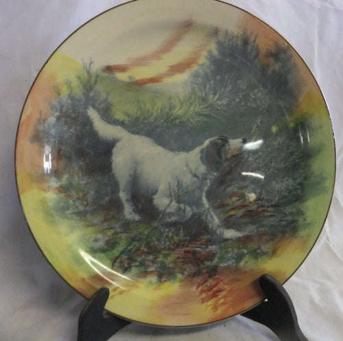 ROYAL DOULTON ENGLISH SETTER SERIESWARE CABINET PLATE