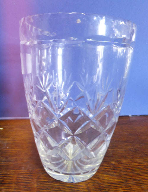 WEBB CORBET CRYSTAL PAIR OF VASES