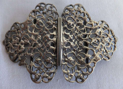 Silver Hallmarked Birmingham 1901 Nurse`s Buckle